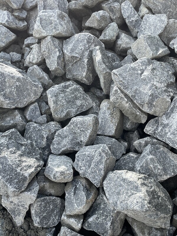 Bulk Rip Rap Class B 6"-12" (Football/Basketball-ish) per cy (Color Varies)