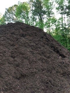 DYED Walnut HARDWOOD Mulch