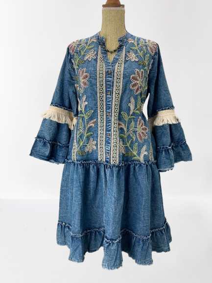 ​Vestido Vaquero Boho