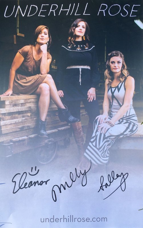 Signed Woodshop tour poster