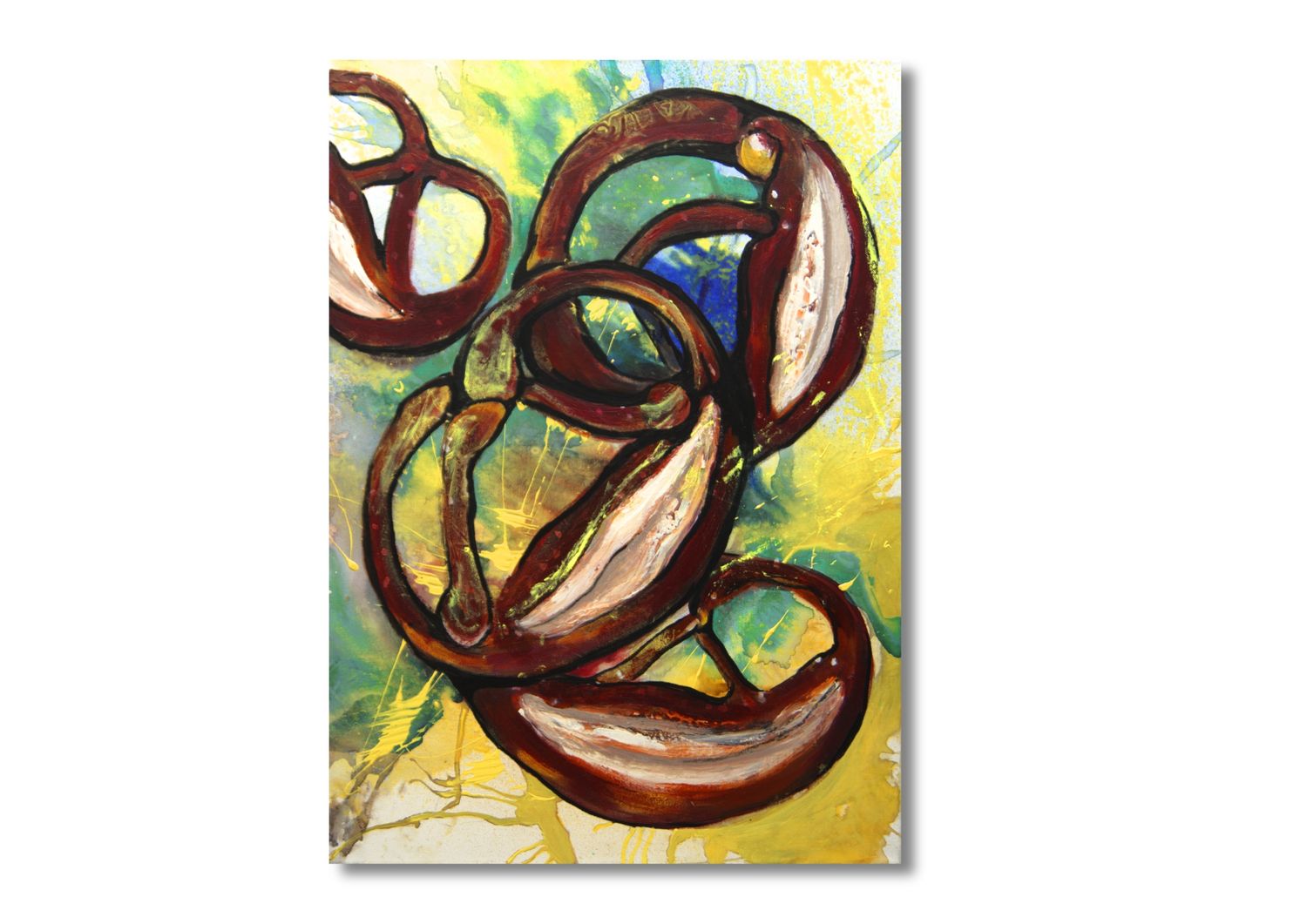Abstract Pretzel Painting