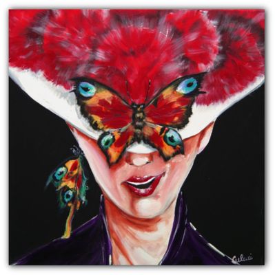 ​„Schwarzwälderin mit Schmetterling“