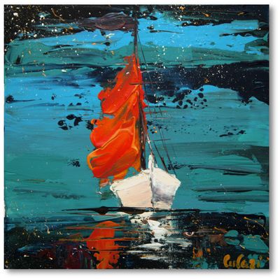 ​„Segelboot am Meer“