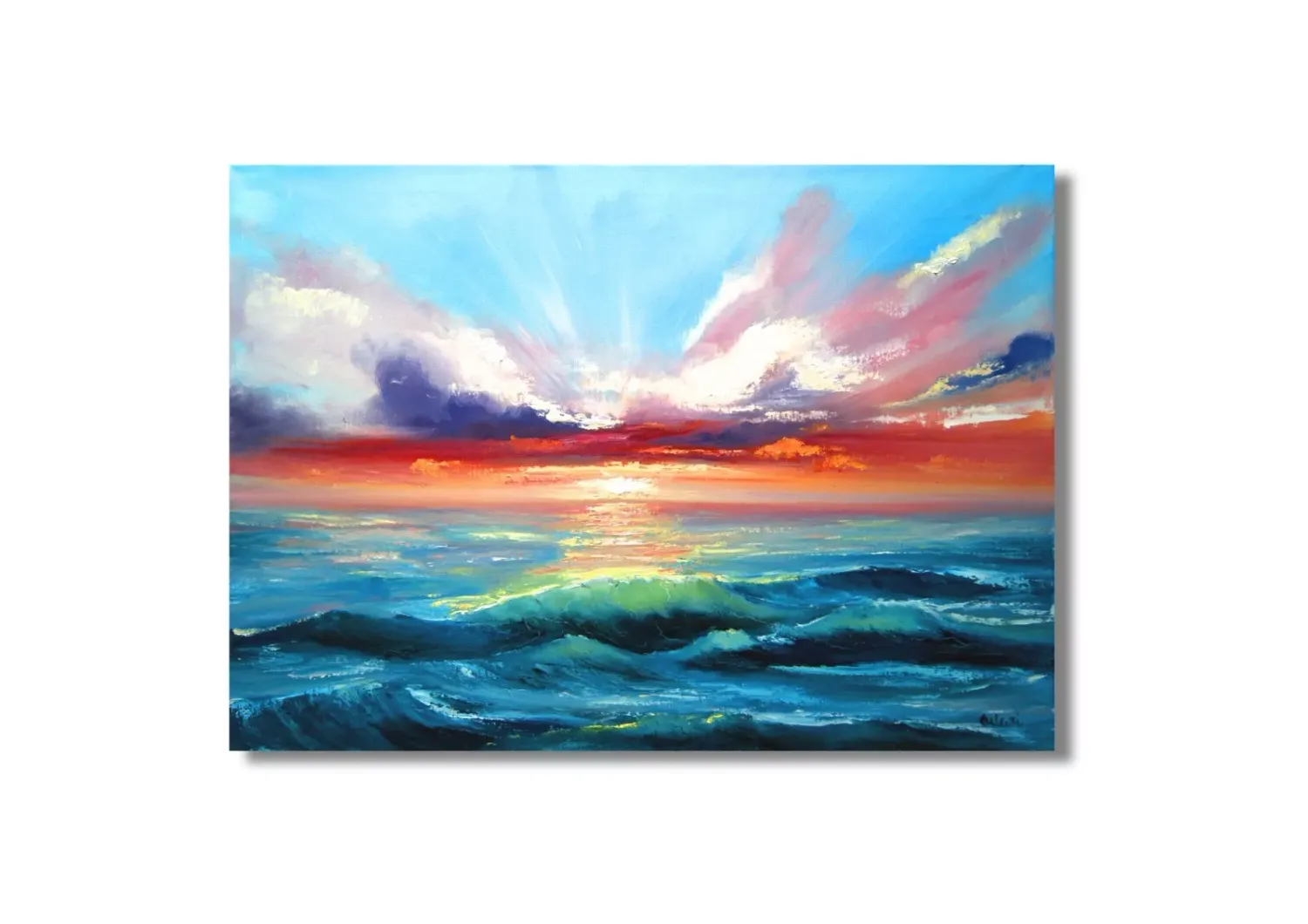 ​„Sonnenuntergang am Meer“