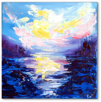 ​„Sonnenuntergang am See“