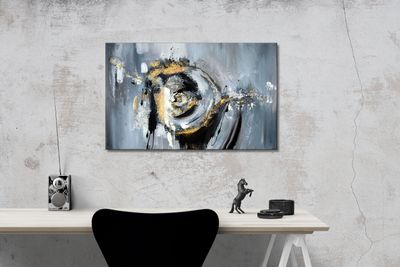 Abstract Collage - High-Quality Acrylic Painting for Artistic Interiors