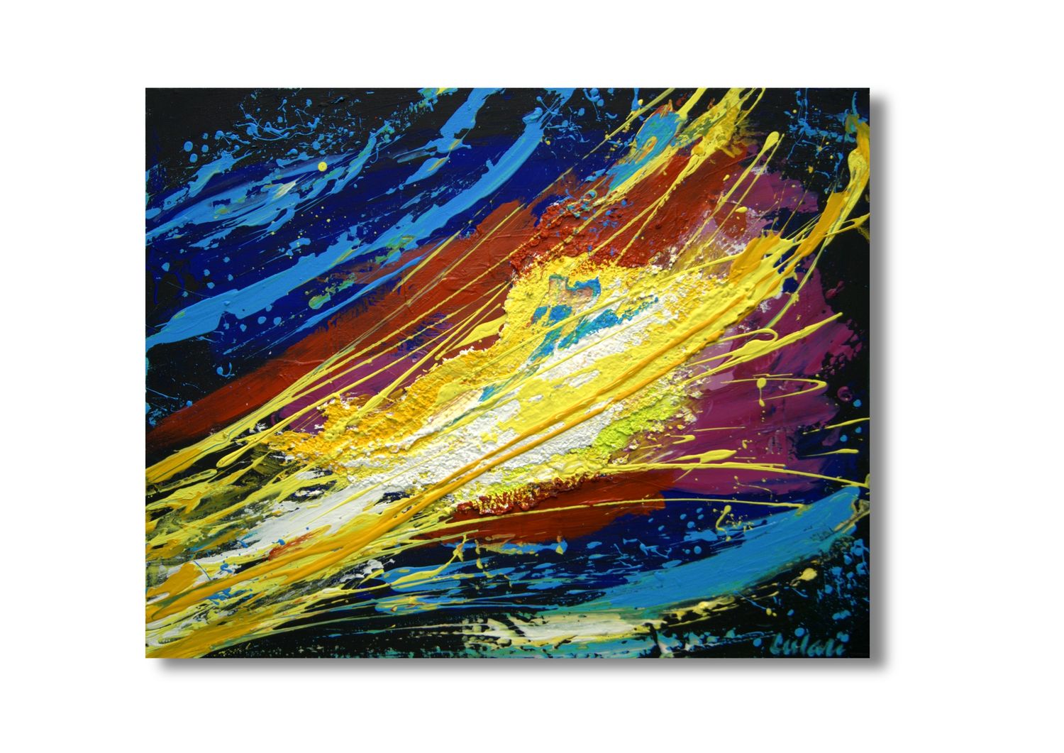 Abstract Waves – Dance of Forms - Contemporary Artwork with Unique Character