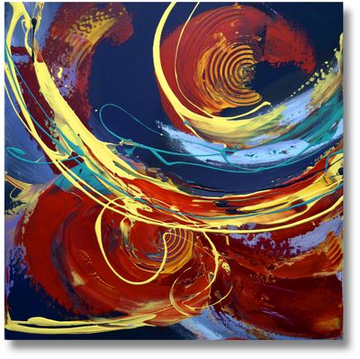 Abstract Geometry - Harmonic Color Gradients and Powerful Structures