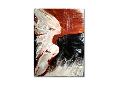  Zwei Menschen - Moderne abstrakte Kunst für Ihr Zuhause