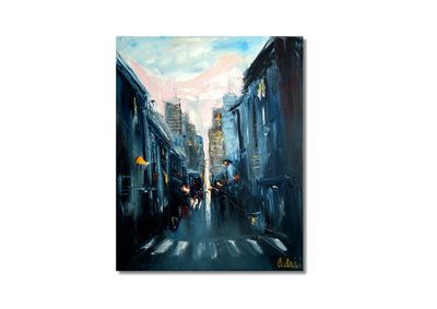 ​„Moderne Stadt – Einsame Straße“