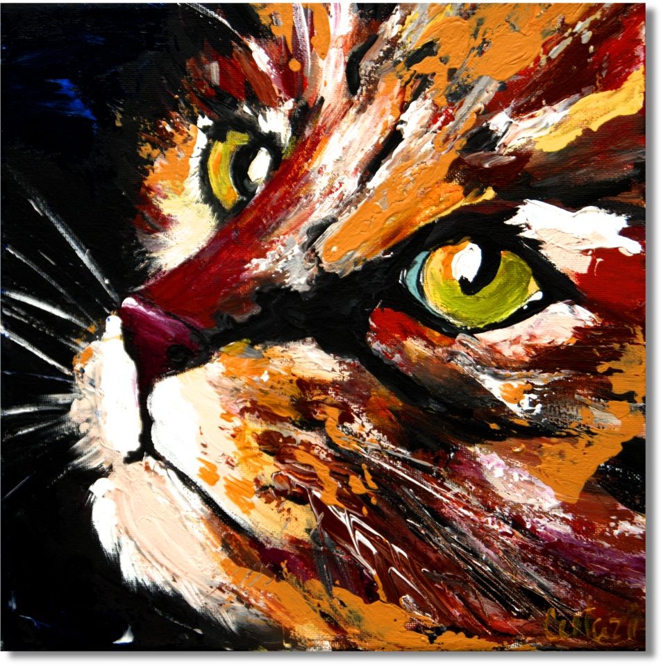 ​„Einsame Katzenseele – Abstrakte Melancholie“