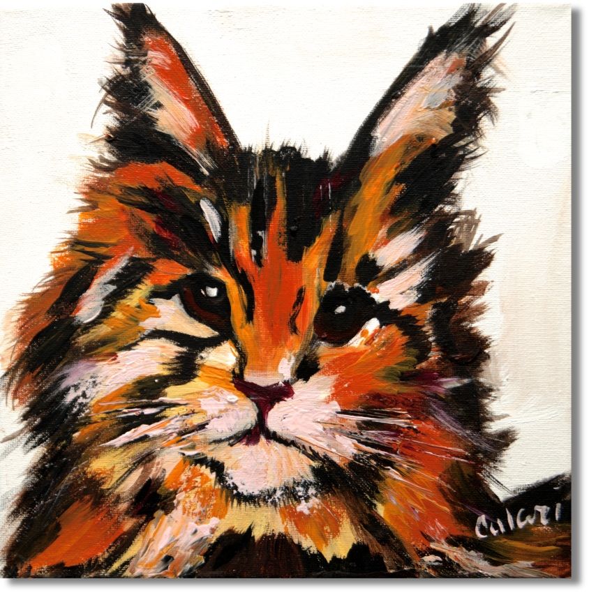 „Katze – Abstrakte Anmut“