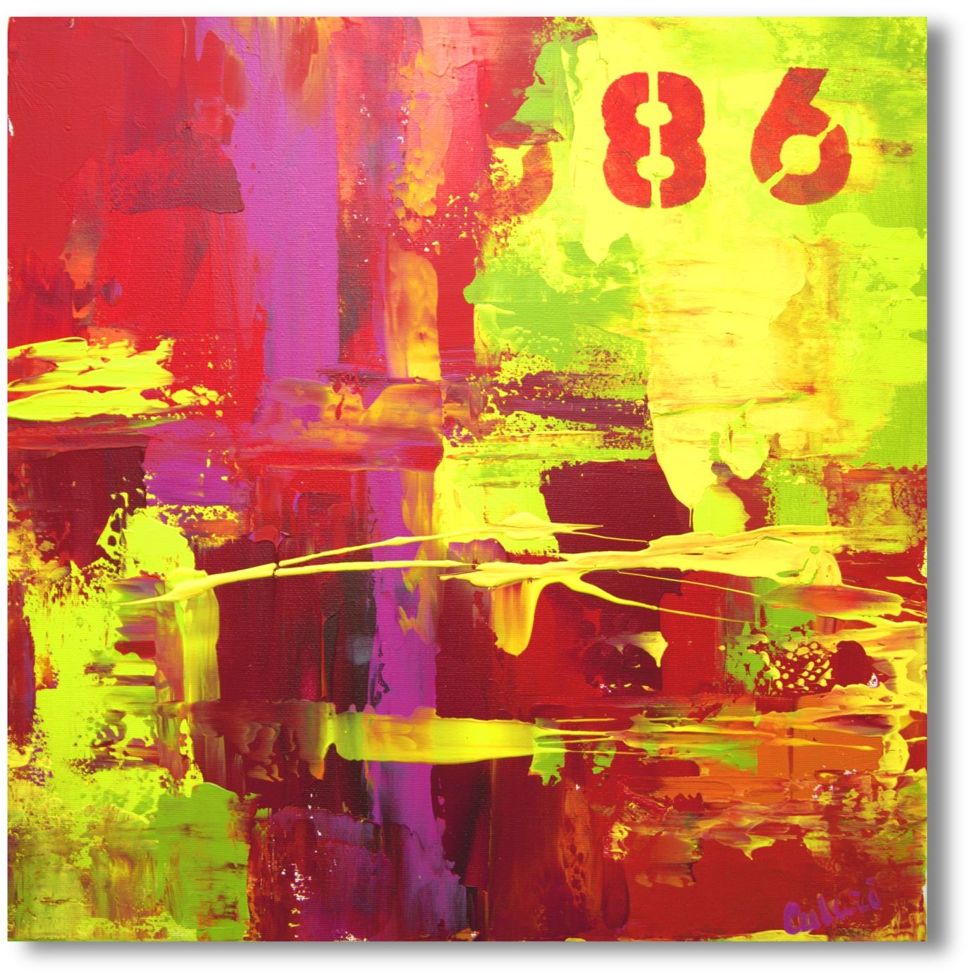 Explosion of Colors - Creative Abstraction – Every Painting is Unique
