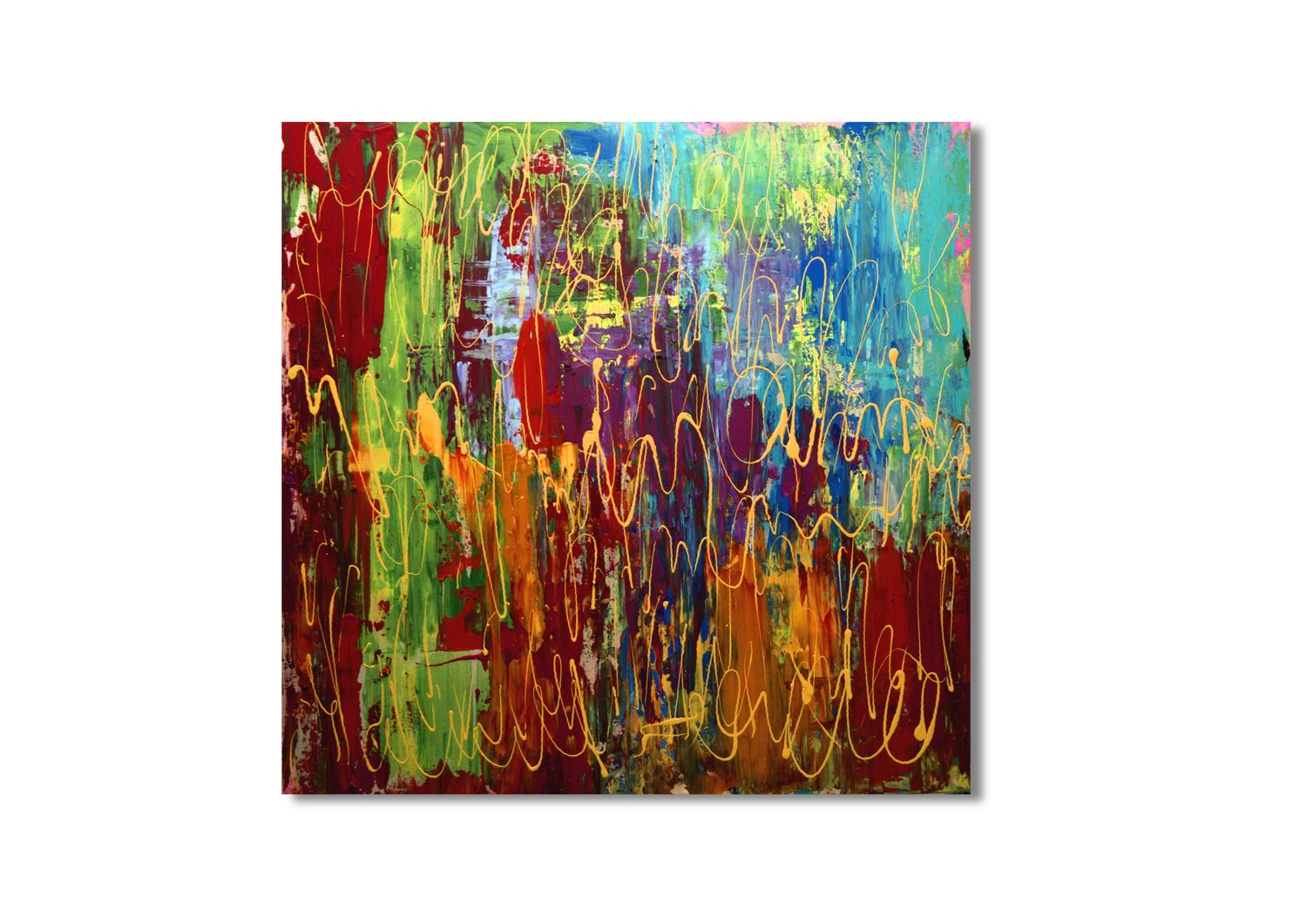 Kaleidoskop der Emotionen - Abstrakte Kunst mit Licht, Schatten und Struktur