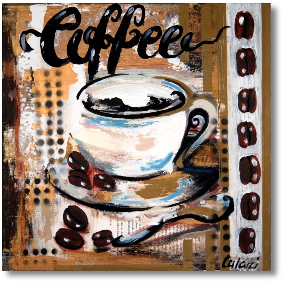 Kaffeekunst in Abstraktion - Individuelle Kunstwerke für einen außergewöhnlichen Look
