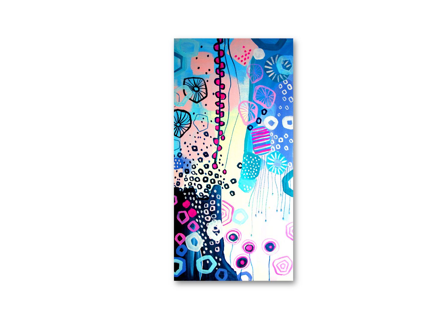 Forms - Abstract Painting with Impressive Color Depth