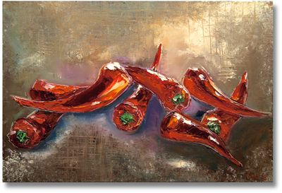 Peperoni Impression - Modern Wall Art
