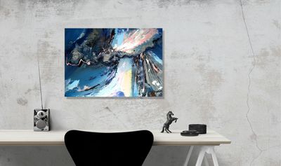 Abstract Fantasy Worlds - Color Explosions and Harmonious Gradients in Acrylic