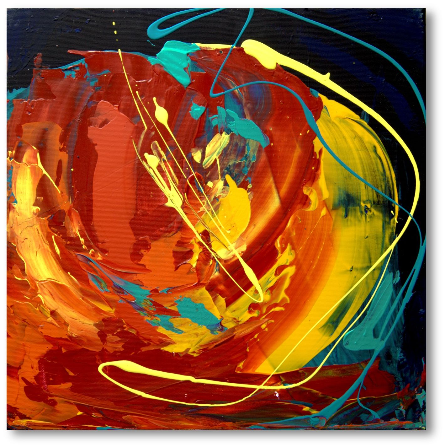 Abstract Fantasies - Dynamic Canvas Paintings with Vivid Expression