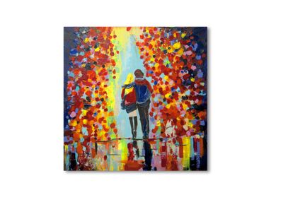 Togetherness in Abstraction - Artistic Abstract Paintings for Stylish Interiors