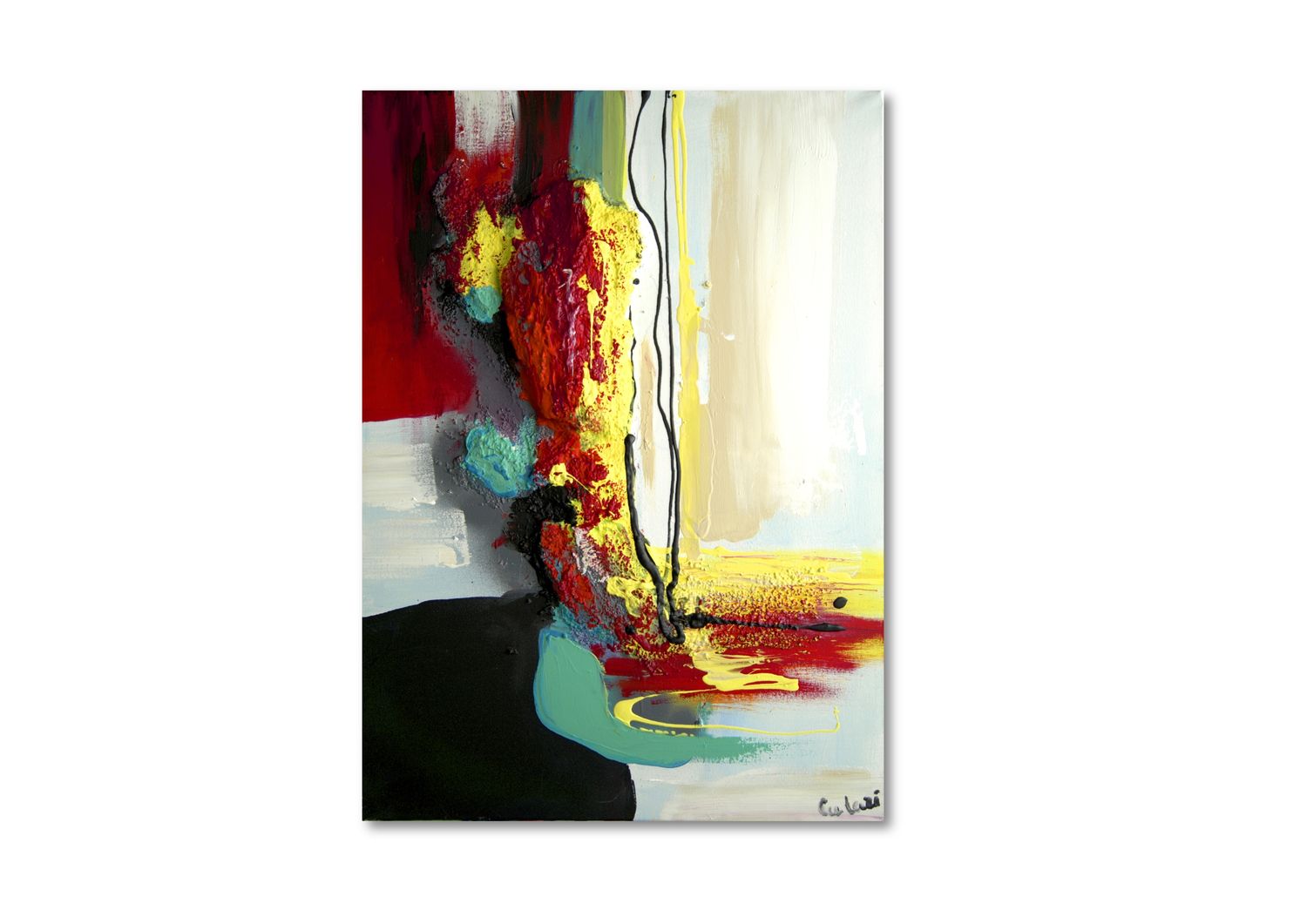 Organic Structures - Dynamic Abstract Art for Loft &amp; Office