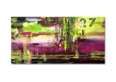 Pop Art - Originale abstrakte Malerei mit einzigartiger Textur