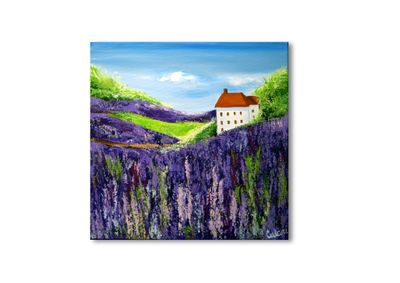 “Lavender Field – Blossoming Dreams in Violet”