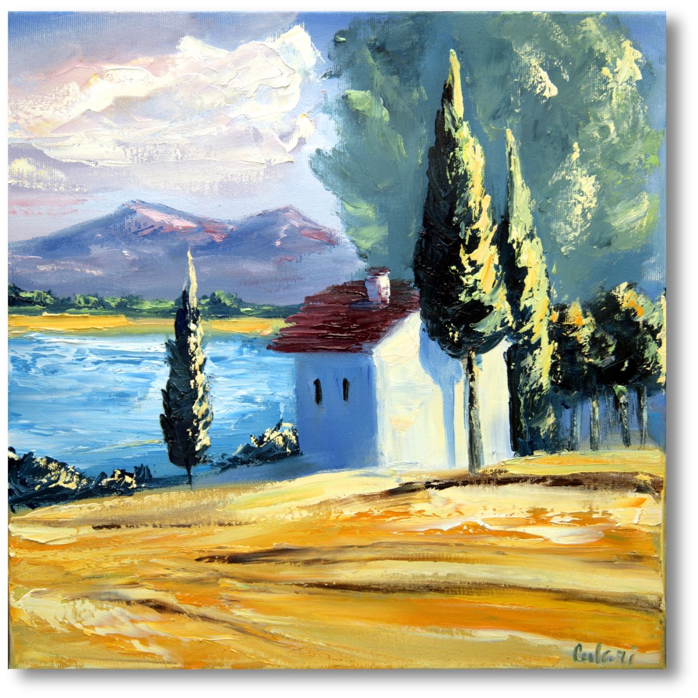 ​„Einsames Haus am See – Ruhe und Natur im Einklang“