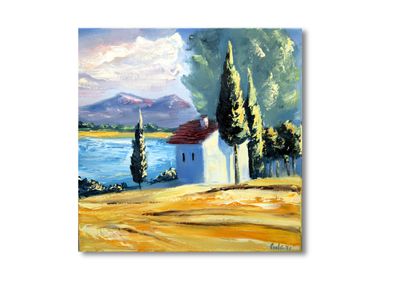 “Lonely House by the Lake – Serenity and Nature in Harmony”