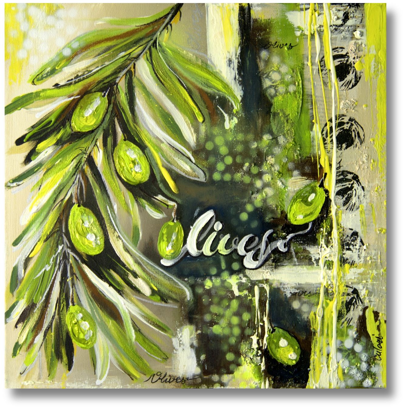 ​„Oliven am Ast – Ruhe der Natur im Detail“