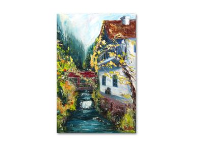 ​Einsames Haus am Fluss des Schwarzwaldes – Stille im Fluss der Natur