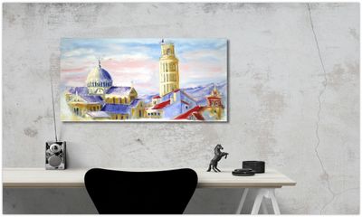 Pisa Tower – Painting by Chupakhina Larissa (Culari)