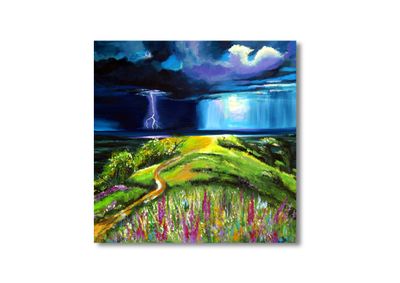 First Rain in Summer – Painting by Chupakhina Larissa (Culari)
