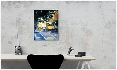 Urban Traffic – Painting by Chupakhina Larissa (Culari)
