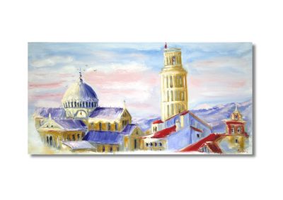 ​Pisa Turm – Gemälde von Chupakhina Larissa (Culari)