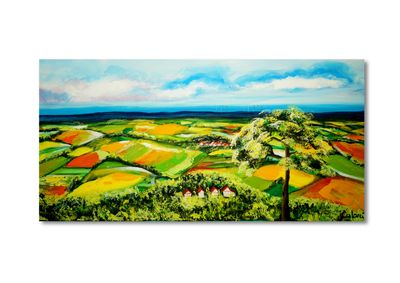 ​Panorama des Schwarzwaldes – Acrylgemälde von Larissa Chupakhina (Culari)