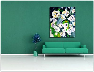 Roses – Acrylic Painting by Larissa Chupakhina (Culari)