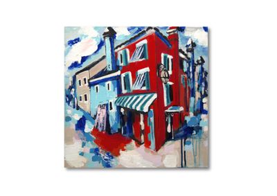 Burano – Venice | Acrylic Painting on Canvas | Original Unique Piece by Larissa Chupakhina