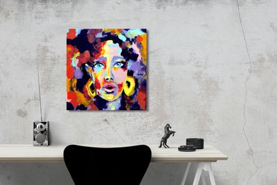 „Persönlicher Kunstmoment – Porträt auf Leinwand“