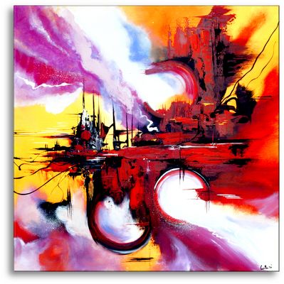 Abstract Art Art print on Canvas – Colors, Shapes &amp; Emotions