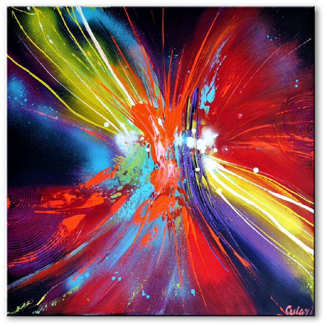 Abstract Art Art print on Canvas – Colors, Shapes &amp; Emotions