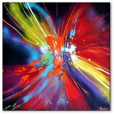 Abstract Art Art print on Canvas – Colors, Shapes &amp; Emotions