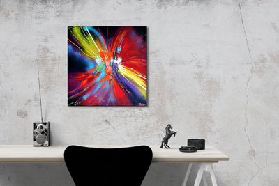 Abstrakte Kunst Kunstdruck auf Leinwand – Farben, Formen &amp; Emotionen