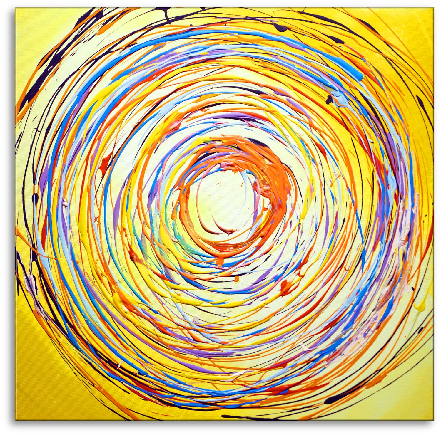 Abstract Art Art print on Canvas – Colors, Shapes &amp; Emotions