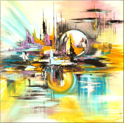 Abstract Art Art print on Canvas – Colors, Shapes &amp; Emotions