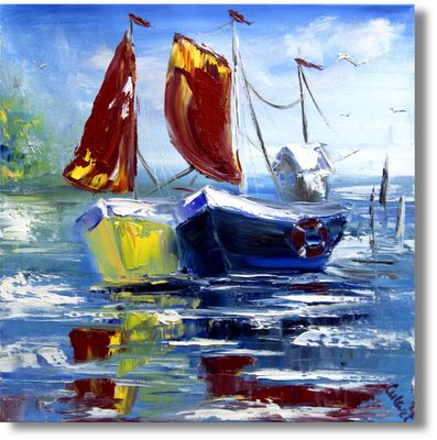 Modern Art on Canvas – Color, Movement &amp; Emotion