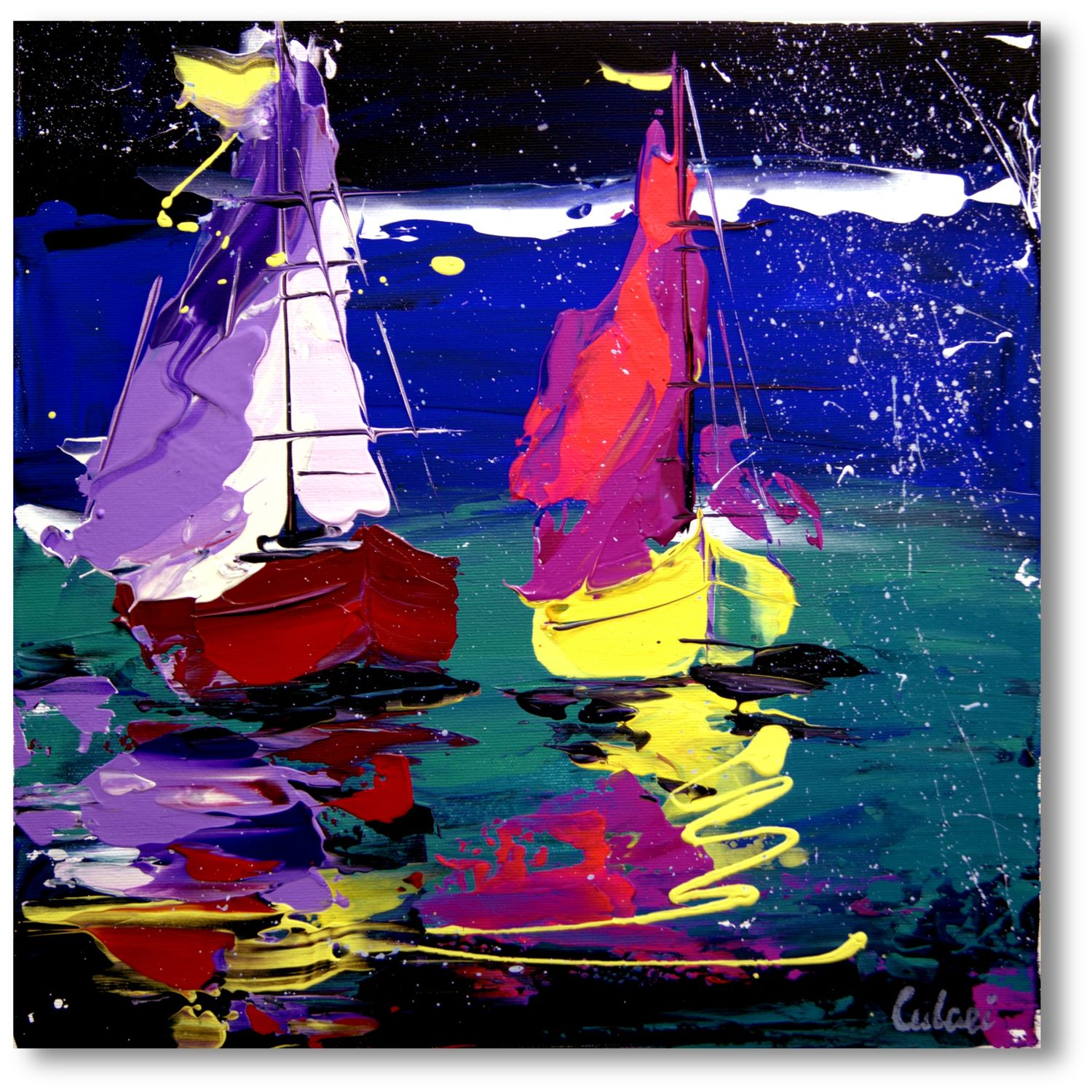 Modern Art on Canvas – Color, Movement &amp; Emotion