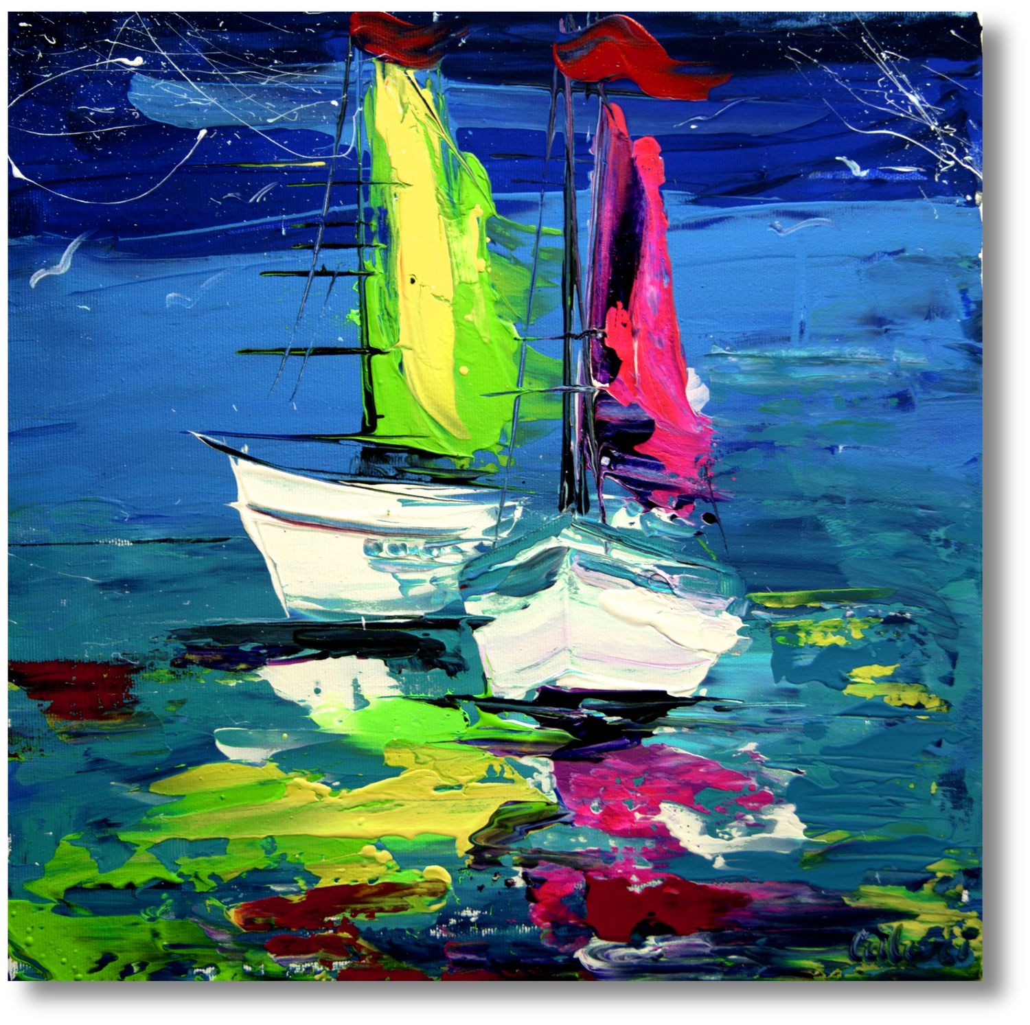 Modern Art on Canvas – Color, Movement &amp; Emotion