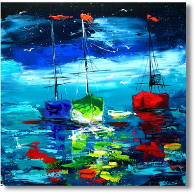 Modern Art on Canvas – Color, Movement &amp; Emotion