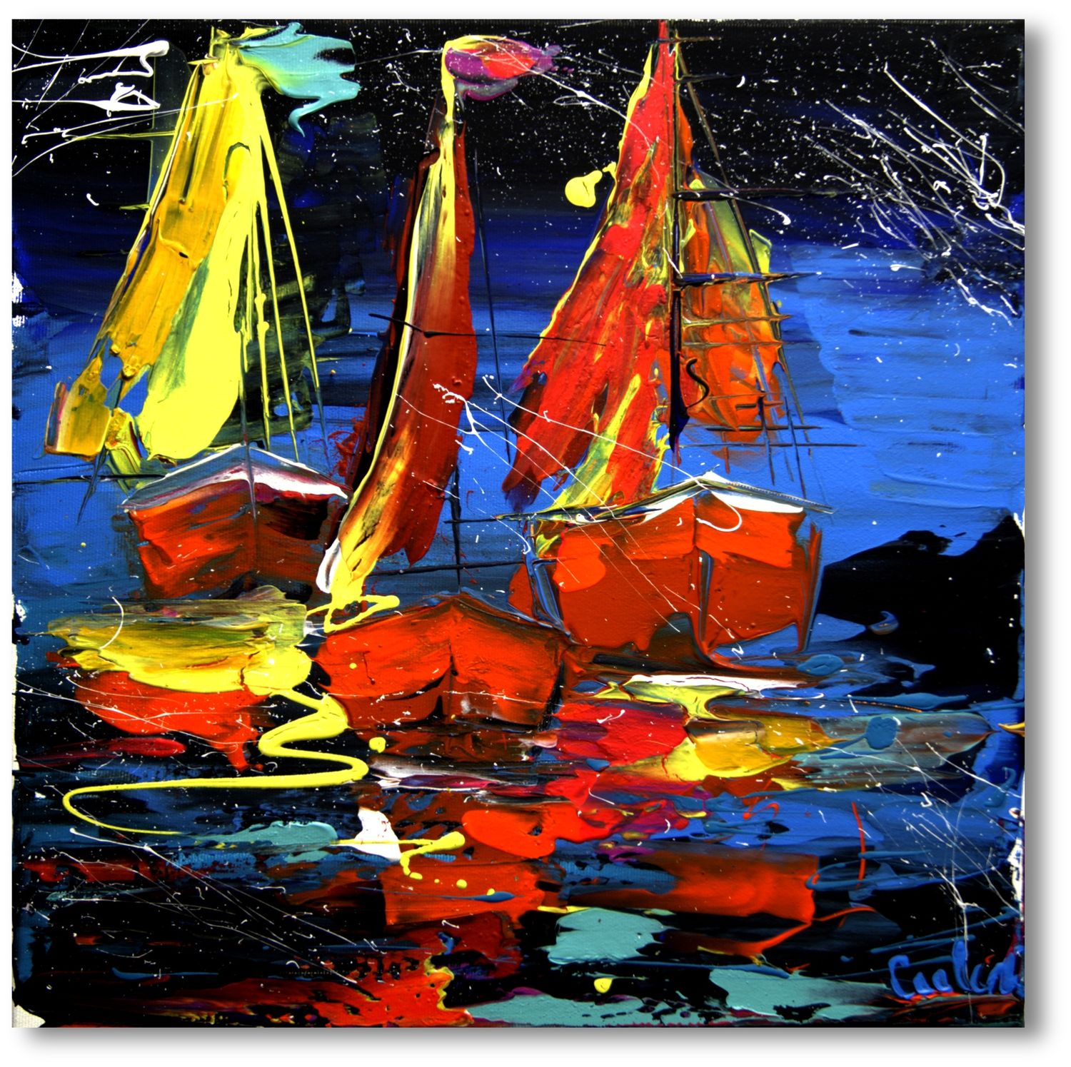 Modern Art on Canvas – Color, Movement &amp; Emotion